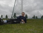 Vegard Bakkehaug slapper av etter trening